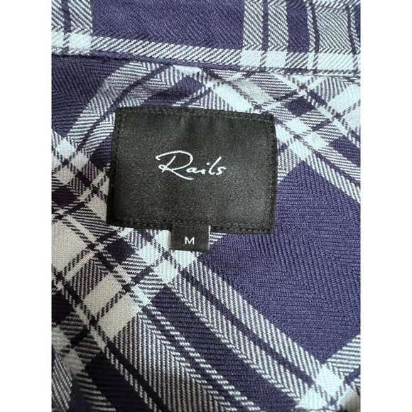 Rails hunter plaid button down flannel womens size medium - Picture 3 of 5